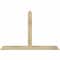 Ekena Millwork Portland Rough Sawn Timber Gable Bracket, Douglas Fir, 60"W x 40"H x 4"D x 4"F, 16/12 Pitch GBW060X40X0404POR00RDF - alternate 1